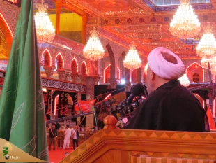 حجت الاسلام والمسلمین عبدوس:
چه کنیم که در دینداری کم همت نباشیم؟

حجت الاسلام والمسلمین عبدوس از سخنرانان بعثه مقام معظم رهبری درکربلای معلی با اشاره به حدیثی مبنی بر اجر و مزد و مقام زائران حسینی در پیشگاه خداوند متعال در روز قیامت گفت:
 چه کنیم که 
