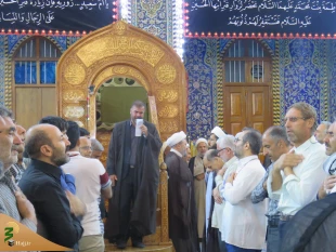 حجت الاسلام والمسلمین عبدوس:
چه کنیم که در دینداری کم همت نباشیم؟

حجت الاسلام والمسلمین عبدوس از سخنرانان بعثه مقام معظم رهبری درکربلای معلی با اشاره به حدیثی مبنی بر اجر و مزد و مقام زائران حسینی در پیشگاه خداوند متعال در روز قیامت گفت:
 چه کنیم که 