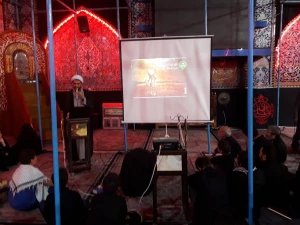 روایتگری مصور واقعه عاشورا در خیمه گاه حسینی برگزار شد
