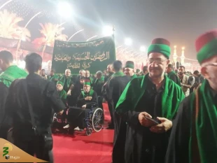 تصاویری زیبا از مراسم پرشور شب عاشورا در بین الحرمین 3