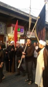 در سالروز شهادت امام حسین(ع)؛

مراسم عزاداری موکب امام رضا در کاظمین برگزار شدمراسم عزاداری زائران ایرانی با عنوان موکب امام رضا(ع) از سوی بعثه مقام معظم رهبری در سالروز شهادت امام حسین علیه السلام در کاظمین برگزار شد. 2