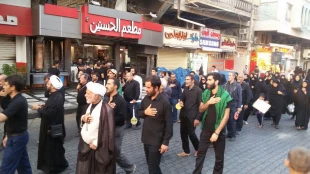 در سالروز شهادت امام حسین(ع)؛

مراسم عزاداری موکب امام رضا در کاظمین برگزار شدمراسم عزاداری زائران ایرانی با عنوان موکب امام رضا(ع) از سوی بعثه مقام معظم رهبری در سالروز شهادت امام حسین علیه السلام در کاظمین برگزار شد. 2