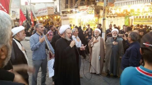 در سالروز شهادت امام حسین(ع)؛

مراسم عزاداری موکب امام رضا در کاظمین برگزار شدمراسم عزاداری زائران ایرانی با عنوان موکب امام رضا(ع) از سوی بعثه مقام معظم رهبری در سالروز شهادت امام حسین علیه السلام در کاظمین برگزار شد. 2