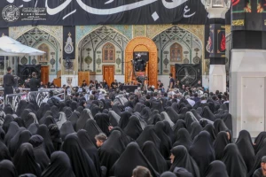 برگزاری آیین مقتل خوانی در صحن مطهر علوی + تصاویر