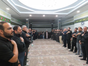 برپایی مراسم عزاداری سیدالشهدا در محل کنسولگری ایران در کربلا