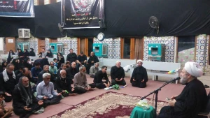 برپایی مراسم دعای توسل در جوار حرم کاظمین (ع) + تصاویر