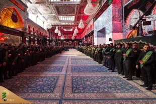 مراسم عزاداری هفتم شهادت امام حسین (ع) در کربلا برگزار شد+ تصاویر  7