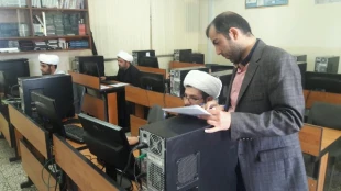 آزمون کاربری رایانه ویژه روحانیون عتبات عالیات استان اردبیل برگزار شد. 2