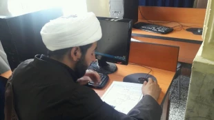 آزمون کاربری رایانه ویژه روحانیون عتبات عالیات استان اردبیل برگزار شد. 7