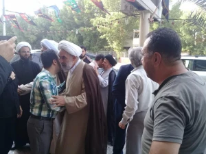 بازدید آیت الله قمی از دفتر نمایندگی بعثه رهبری در کاظمین