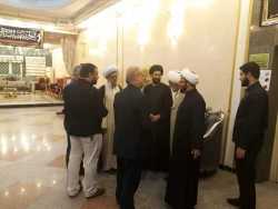 بازدید آیت الله حاج شیخ محسن قمی و هیئت همراه از دفتر نمایندگی بعثه رهبری در کاظمین 6