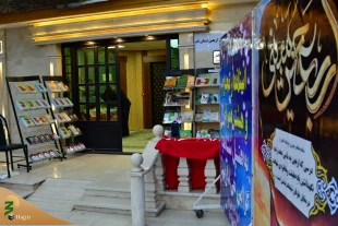 روایتگری مصور عاشورا با چهار زبان در قرارگاه اربعین استان قم 19
