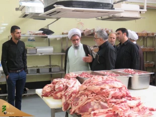 جت الاسلام نجفی روحانی از آشپزخانه مرکزی ابوتراب بازدید کرد 2