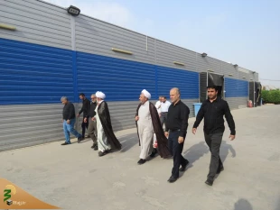 جت الاسلام نجفی روحانی از آشپزخانه مرکزی ابوتراب بازدید کرد 2