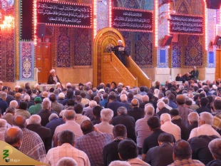 سخنران حرم امام حسین(ع): دین شناسی و غیرت دینی به حبیب بن مظاهر مقام داد 2