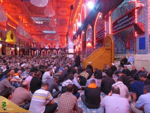 سخنران حرم امام حسین(ع): دین شناسی و غیرت دینی به حبیب بن مظاهر مقام داد 2