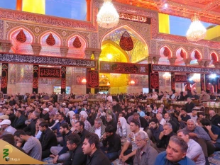 مراسم عزاداری زائران ایرانی در حرم سیدالشهدا (ع) برگزار شد 2