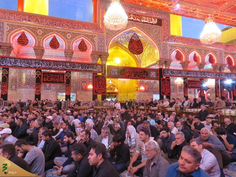 مراسم عزاداری زائران ایرانی در حرم سیدالشهدا (ع) برگزار شد 2
