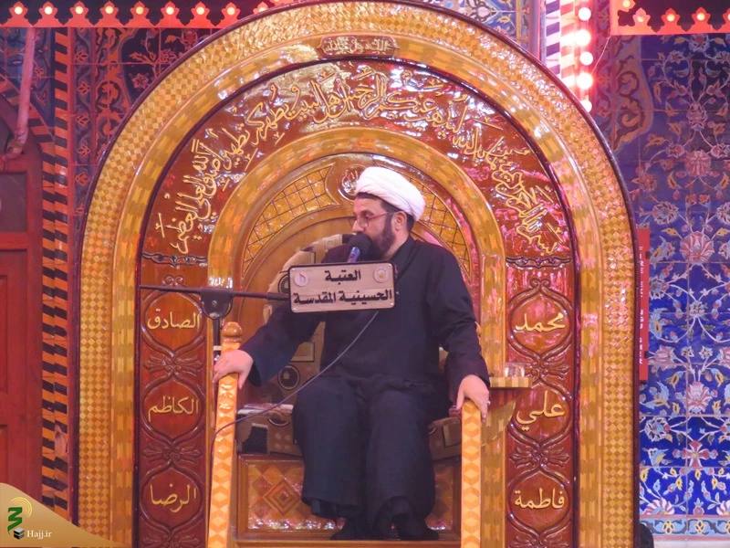 مراسم عزاداری زائران ایرانی در حرم سیدالشهدا (ع) برگزار شد 2
