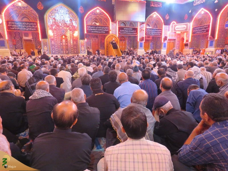 مراسم عزاداری زائران ایرانی در حرم سیدالشهدا (ع) برگزار شد 2