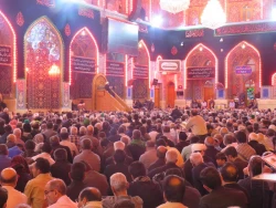 مراسم عزاداری زائران ایرانی در حرم سیدالشهدا (ع) برگزار شد 2