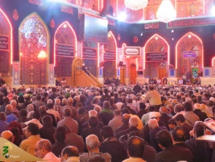 مراسم عزاداری زائران ایرانی در حرم سیدالشهدا (ع) برگزار شد 2