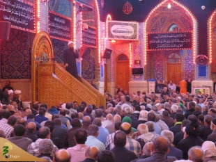 مراسم عزاداری زائران ایرانی در حرم سیدالشهدا (ع) برگزار شد 2