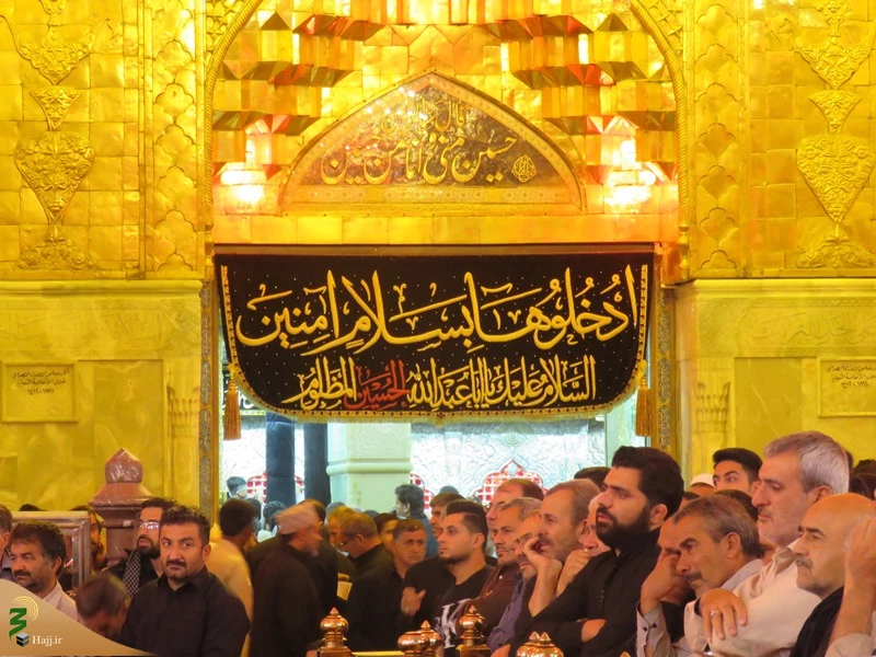 مراسم عزاداری زائران ایرانی در حرم سیدالشهدا (ع) برگزار شد 2
