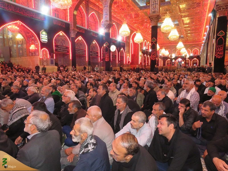 مراسم عزاداری زائران ایرانی در حرم سیدالشهدا (ع) برگزار شد 2