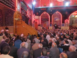 مراسم عزاداری زائران ایرانی در حرم سیدالشهدا (ع) برگزار شد 2