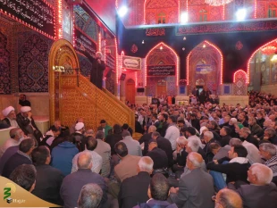 مراسم عزاداری زائران ایرانی در حرم سیدالشهدا (ع) برگزار شد 2