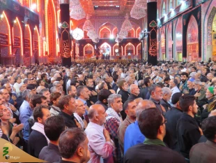 مراسم عزاداری زائران ایرانی در حرم سیدالشهدا (ع) برگزار شد 2