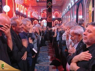 مراسم عزاداری زائران ایرانی در حرم سیدالشهدا (ع) برگزار شد 2