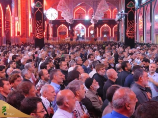 مراسم عزاداری زائران ایرانی در حرم سیدالشهدا (ع) برگزار شد 2