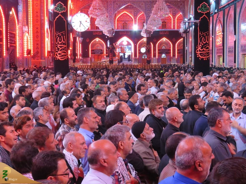 مراسم عزاداری زائران ایرانی در حرم سیدالشهدا (ع) برگزار شد 2