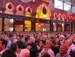 مراسم عزاداری زائران ایرانی در حرم سیدالشهدا (ع) برگزار شد 2