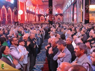 مراسم عزاداری زائران ایرانی در حرم سیدالشهدا (ع) برگزار شد 2