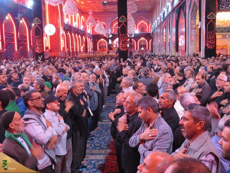 مراسم عزاداری زائران ایرانی در حرم سیدالشهدا (ع) برگزار شد 2