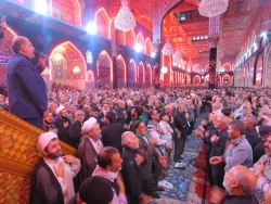مراسم عزاداری زائران ایرانی در حرم سیدالشهدا (ع) برگزار شد 2