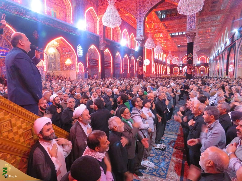 مراسم عزاداری زائران ایرانی در حرم سیدالشهدا (ع) برگزار شد 2