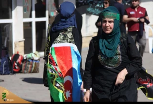 تصاویر زائران جمهوری آذربایجان در موکب اربعین مرز آستارا 4