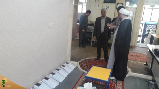 بازدید مسئول دفتر نمایندگی بعثه مقام معظم رهبری استان اردبیل از دفتر موقت کنسولگری عراق در استان 2