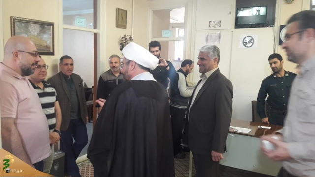 بازدید مسئول دفتر نمایندگی بعثه مقام معظم رهبری استان اردبیل از دفتر موقت کنسولگری عراق در استان 3