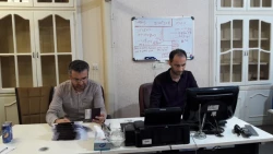 بازدید مسئول دفتر نمایندگی بعثه مقام معظم رهبری استان اردبیل از دفتر موقت کنسولگری عراق در استان 5