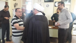 بازدید مسئول دفتر نمایندگی بعثه مقام معظم رهبری استان اردبیل از دفتر موقت کنسولگری عراق در استان 6