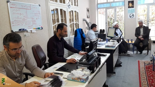 بازدید مسئول دفتر نمایندگی بعثه مقام معظم رهبری استان اردبیل از دفتر موقت کنسولگری عراق در استان 8