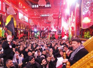 مداحی حاج سعید حدادیان در حرم مطهر امام حسین (ع)