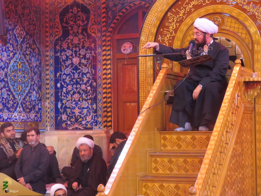 حجت الاسلام عالی در حرم مطهر امام حسین (ع):

شرط رسیدن به توحید خالص، تسلیم در برابر امام معصوم است. 7