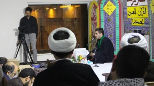 محفل قرآنی مشترک قاریان ایرانی و عراقی در کربلا 2