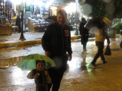 گزارش تصویری : بارش باران  در کربلای معلی 3